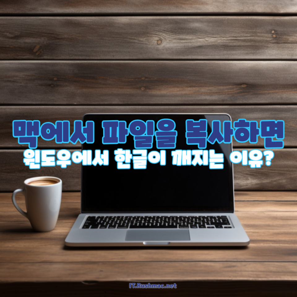 맥에서 파일 복사 시 한글 자모음 분리되는 이유