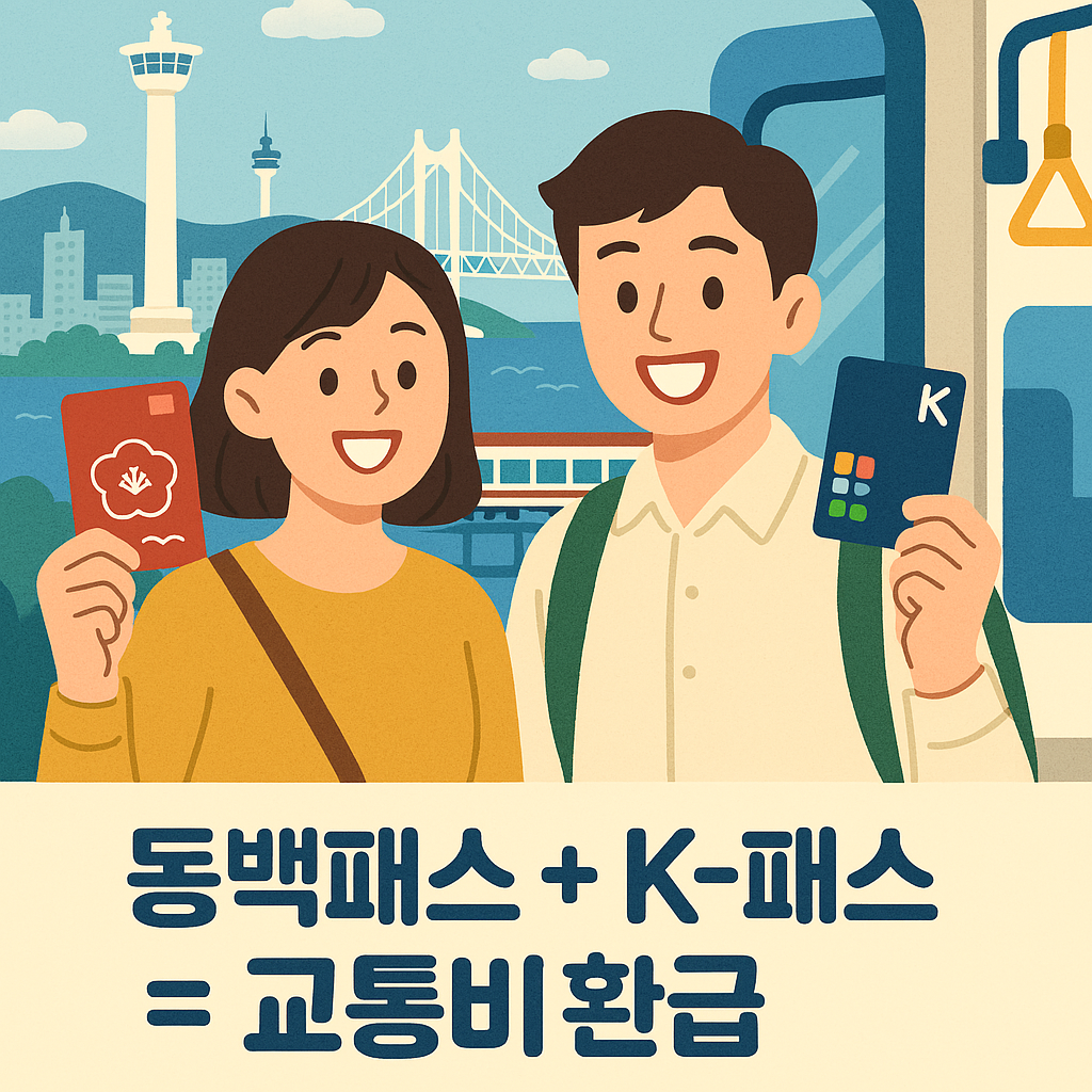 부산 동백패스 - K패스 월 최대 4만5천원 환급