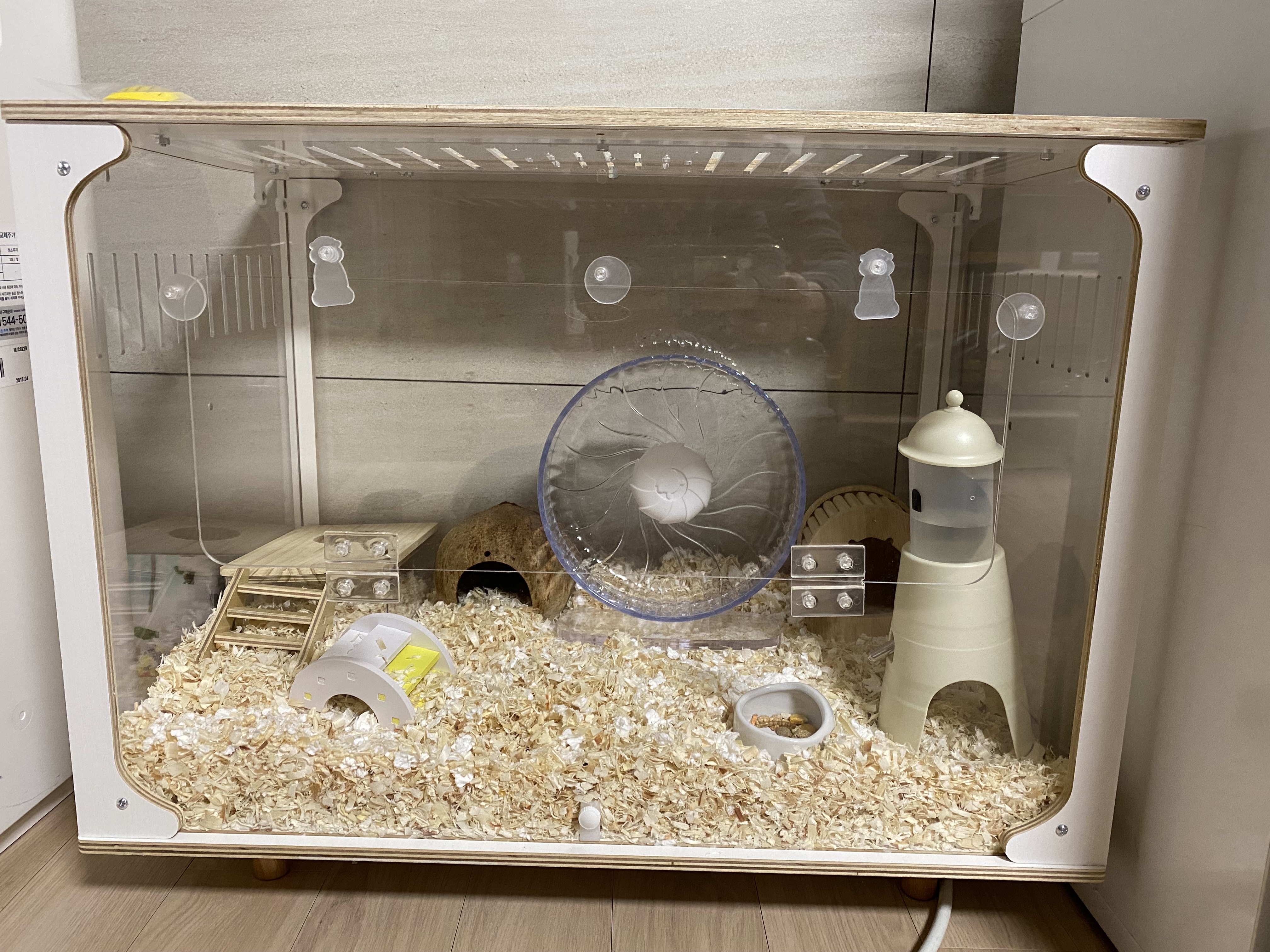 푸딩햄스터 케이지 세트 사진