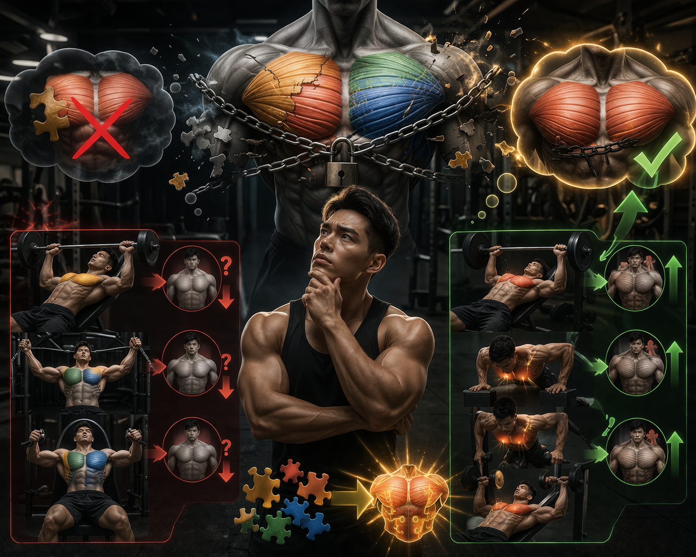 적용 방법:
윗가슴→하부까지 연결하는 루틴 구조