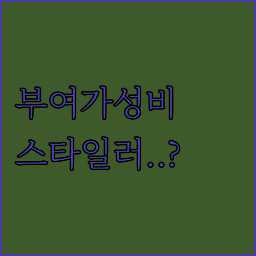 부여 여행 가성비 숙소 추천 무인텔 ..