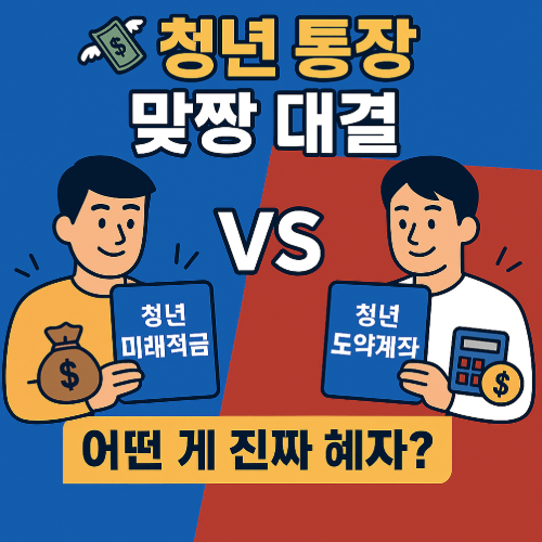 청년 통장 맞짱 대결 - 청년미래적금 vs 청년도약계좌 썸네일