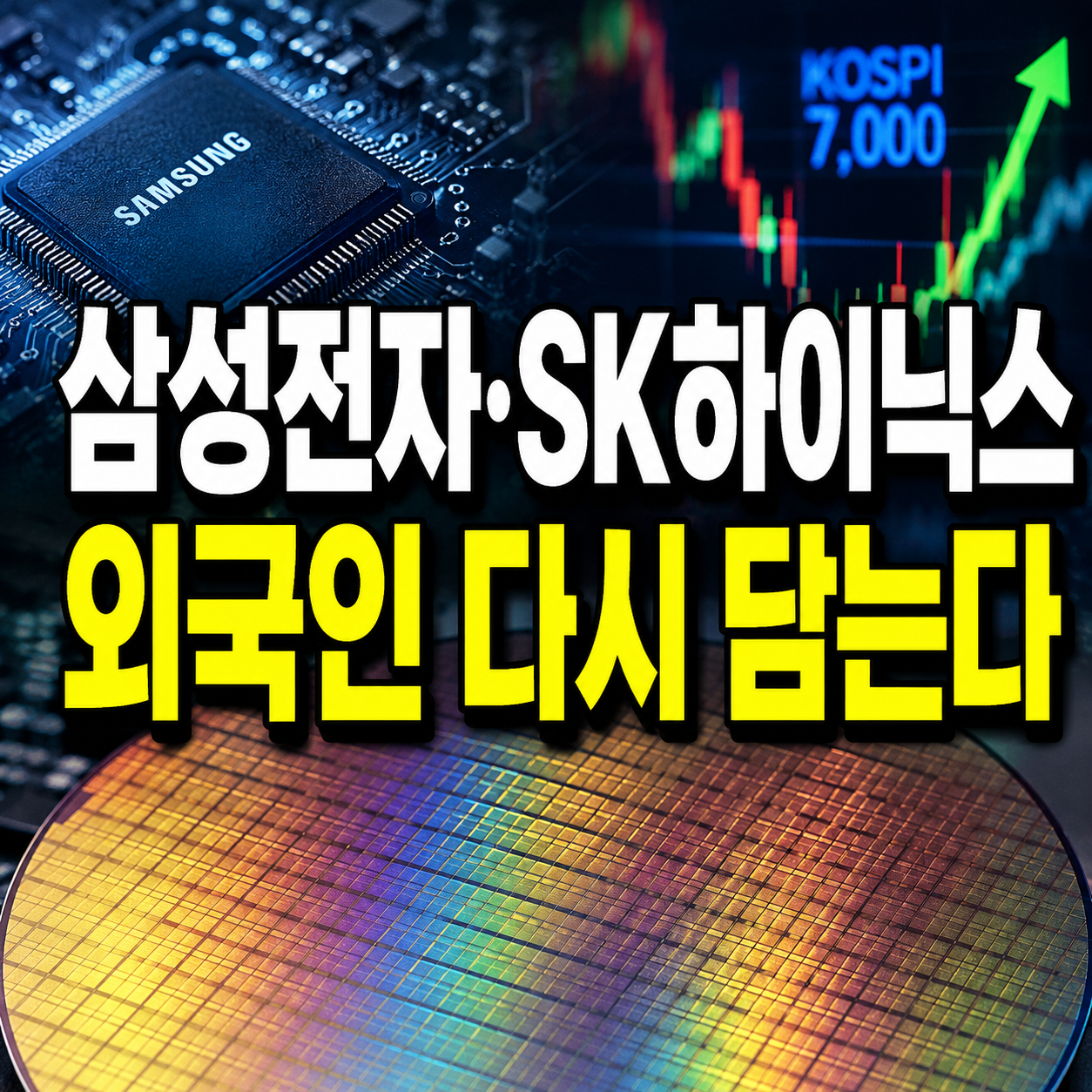 외국인 순매수 상위 종목 급변ㅣ삼성전자&middot;SK하이닉스 다시 담는다