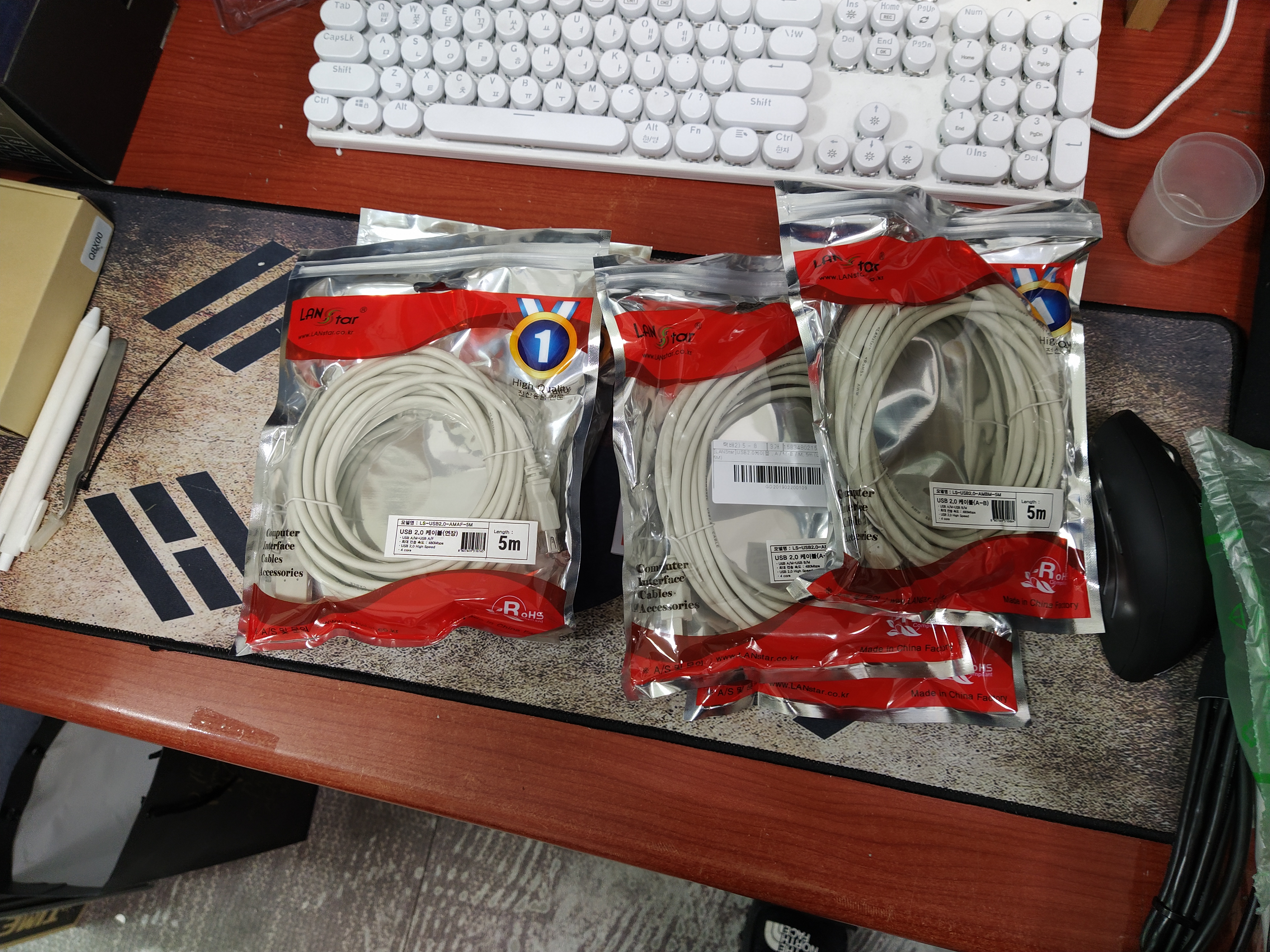 USB 프린터 연결 케이블