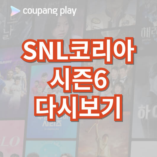 snl코리아6-크루-출연진-호스트-다시보기
