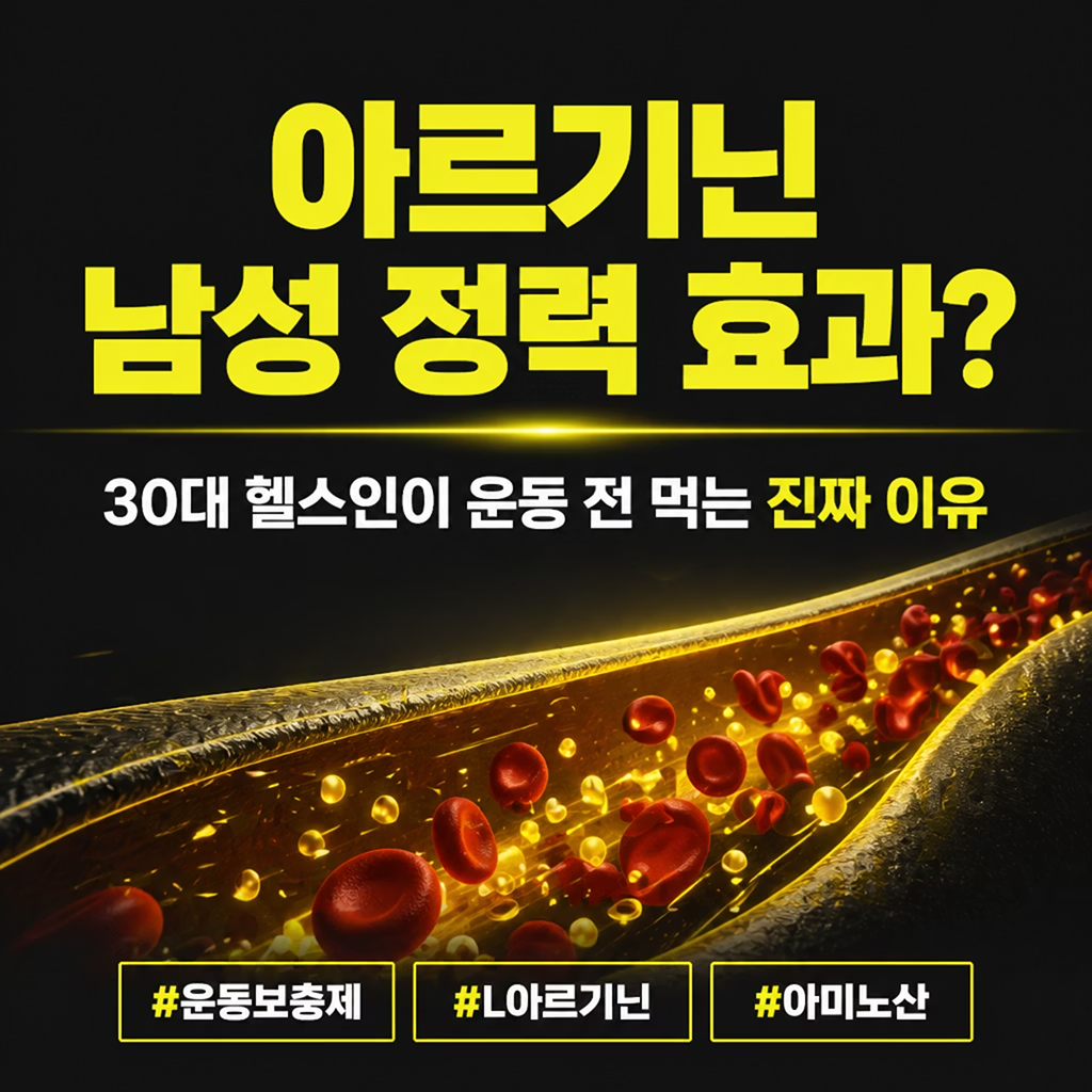 아르기닌 남성 정력 효과? 30대 헬스인이 운동 전 먹는 진짜 이유