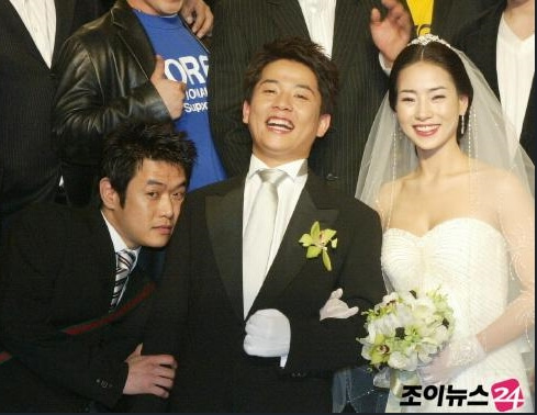 김준호 김은영 결혼 사진속 옆에 김대희 같이 있습니다