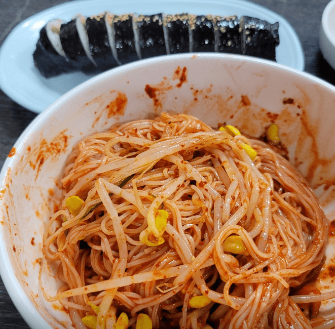 생활의 달인 온국수 비빔국수 달인 용산 은둔식달