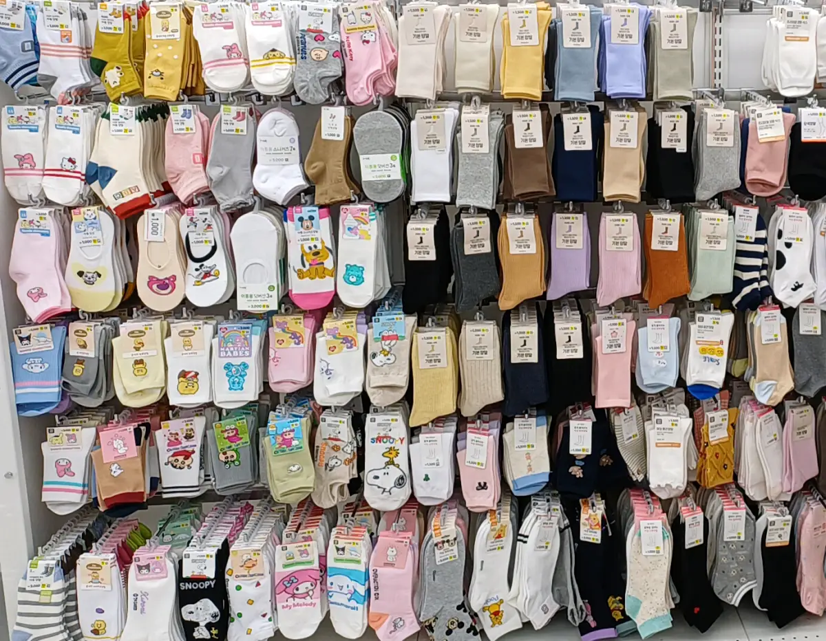 다이소-캐릭터-양말