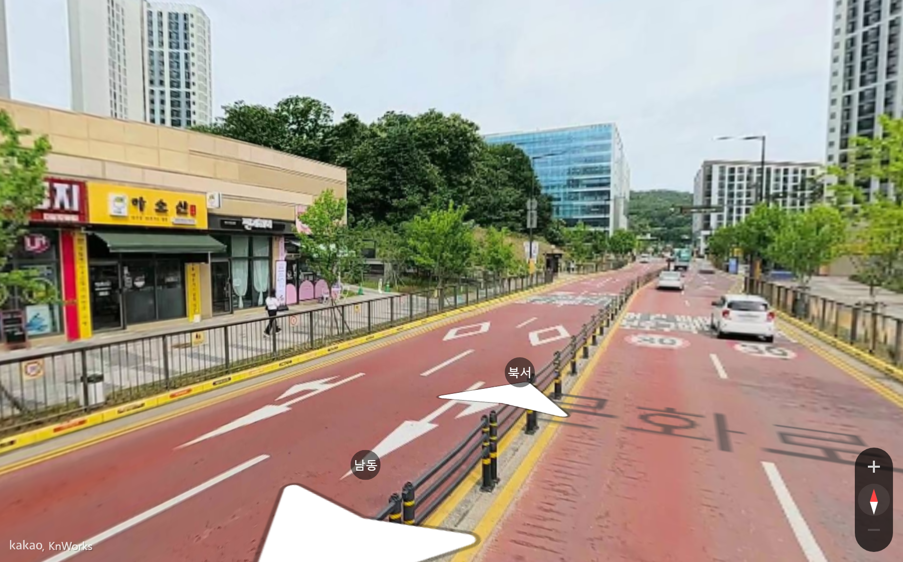 의정부고산수자인디에스티지 거리뷰 측면