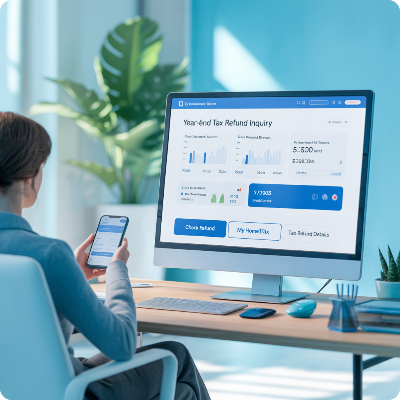 연말정산 환급금 조회 이미지