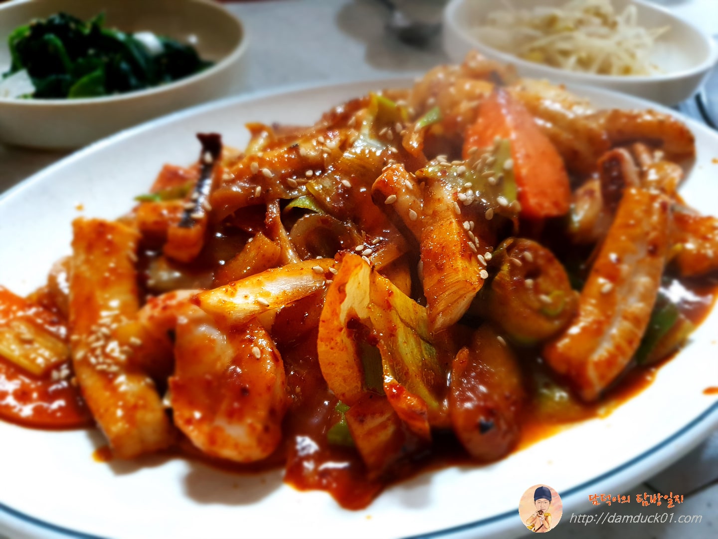 명성식당-오징어볶음