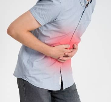 명치 부위 통증 이미지