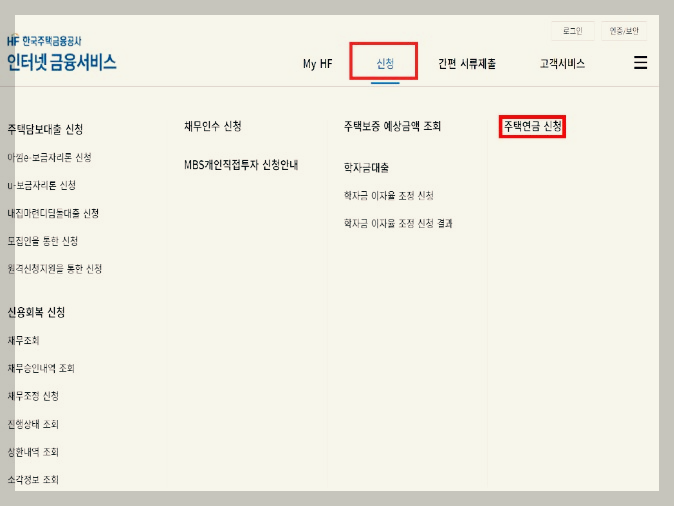 주택연금 신청방법
