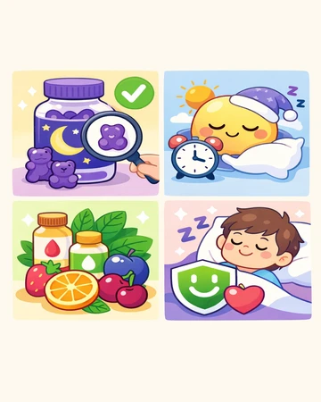 멜라토닌 젤리 수면 리듬 관리 도움2