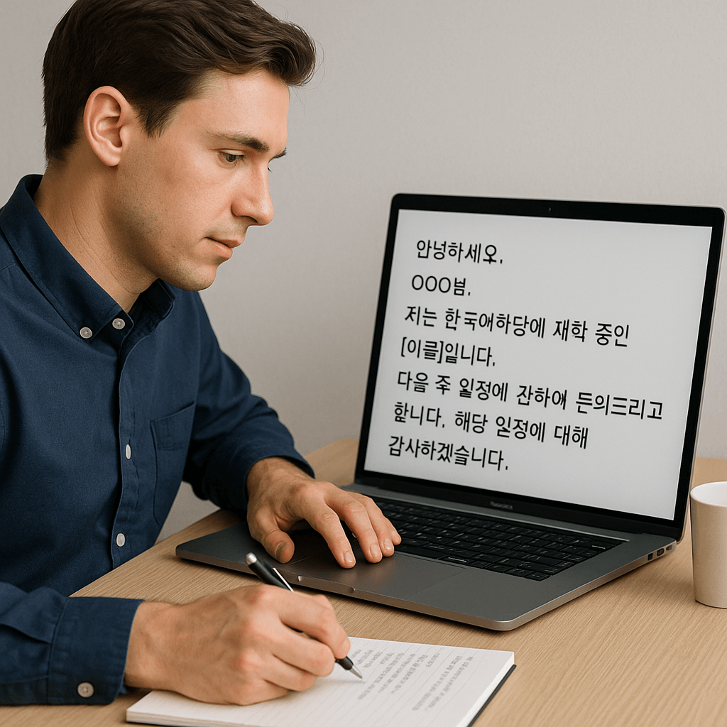 한국어 일기 쓰기로 문장력 키우기