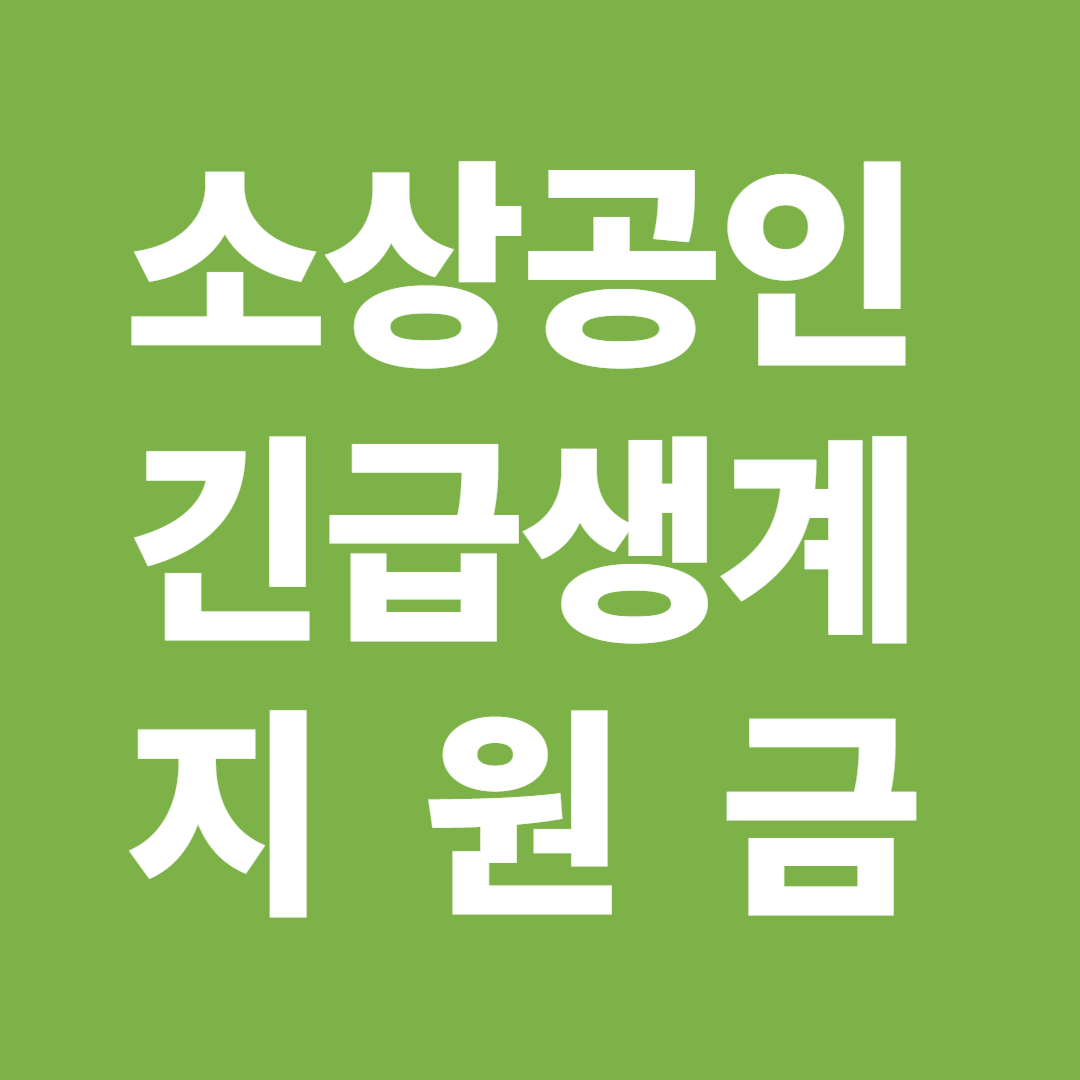 긴급생계지원금