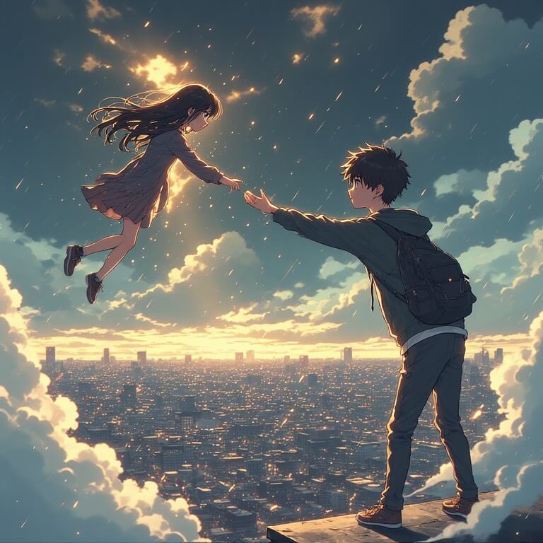 날씨의 아이 희생의 윤리 관련 일러스트