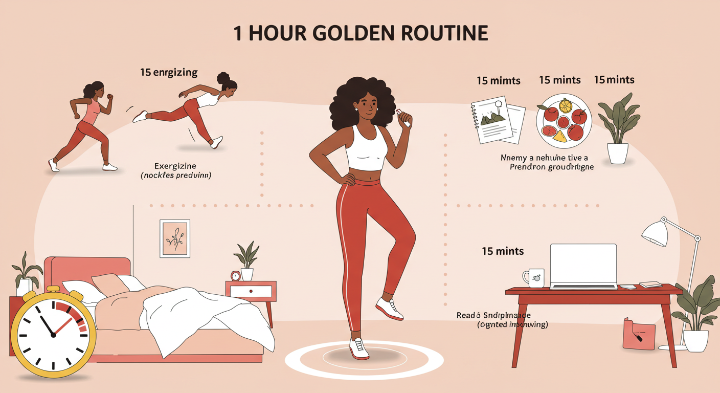 아침 생산성을 끌어올리는 1시간 골든 루틴