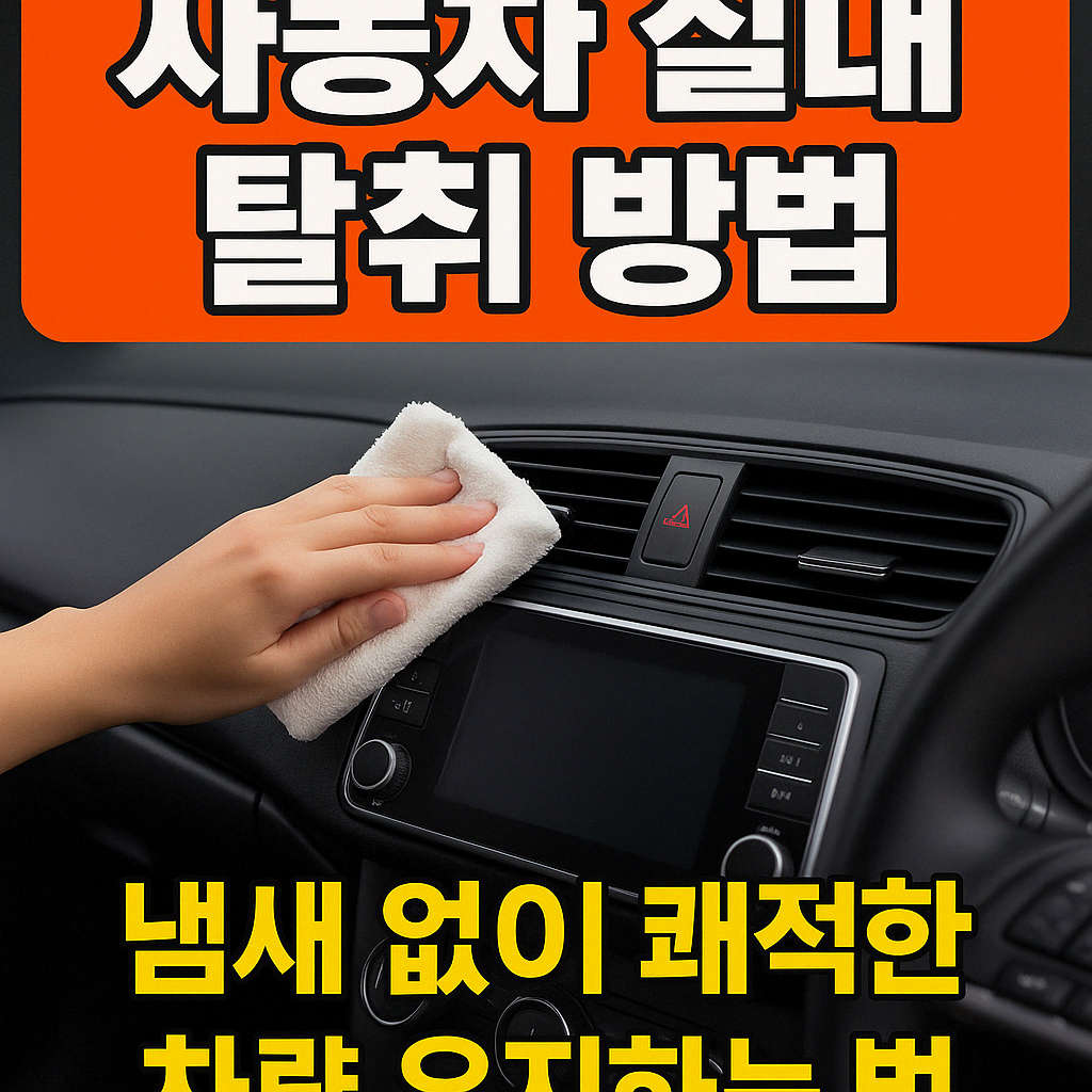 차량 에어컨 청소하는 사람
