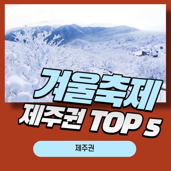 겨울 축제 TOP 5|올해 꼭 가야 할 겨울 명소 총정리