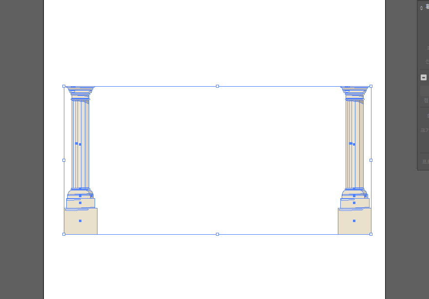 크기조절도구 일러스트레이터 연속 복사 사이즈 조절 03