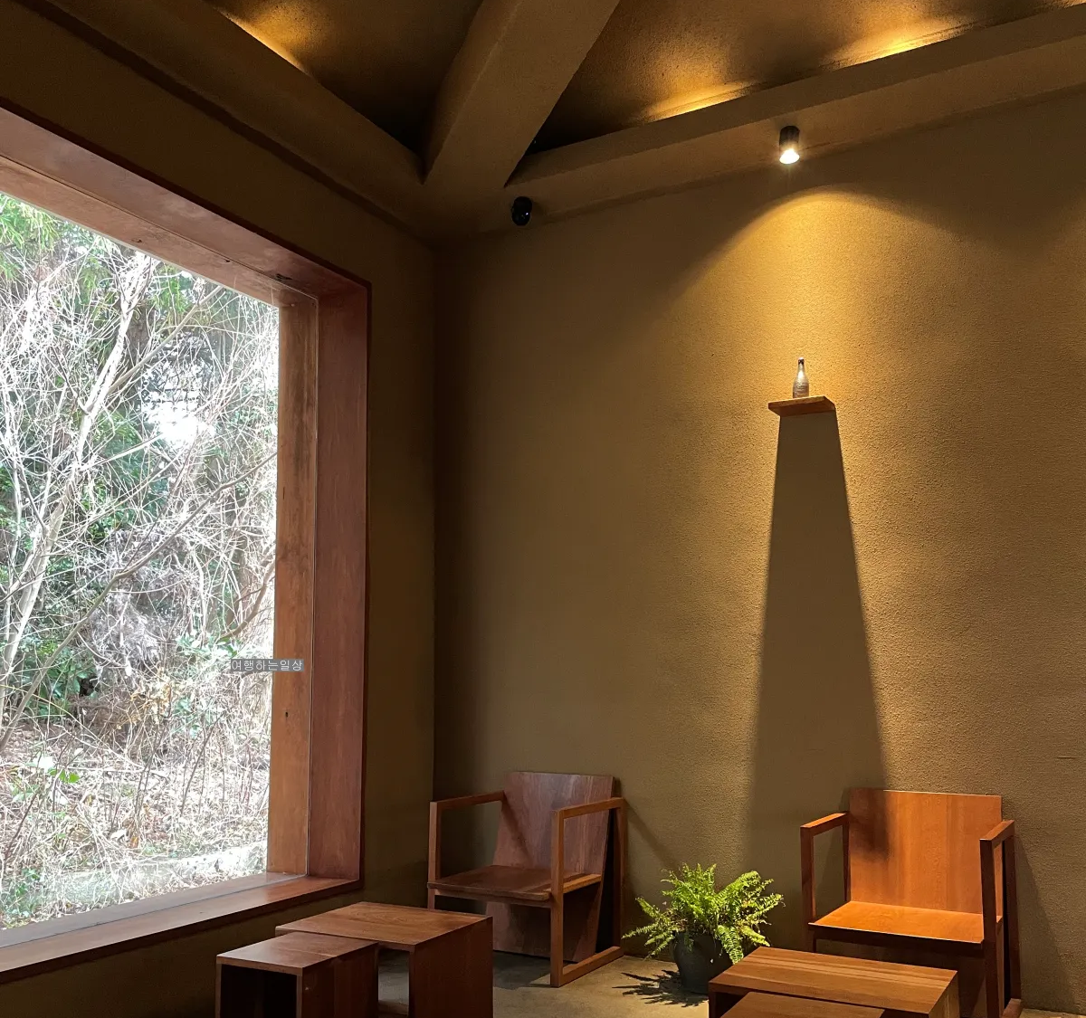 제주-비오는날-조용하고-통창-숲-뷰가-예쁜-구좌-고사리커피-감성카페