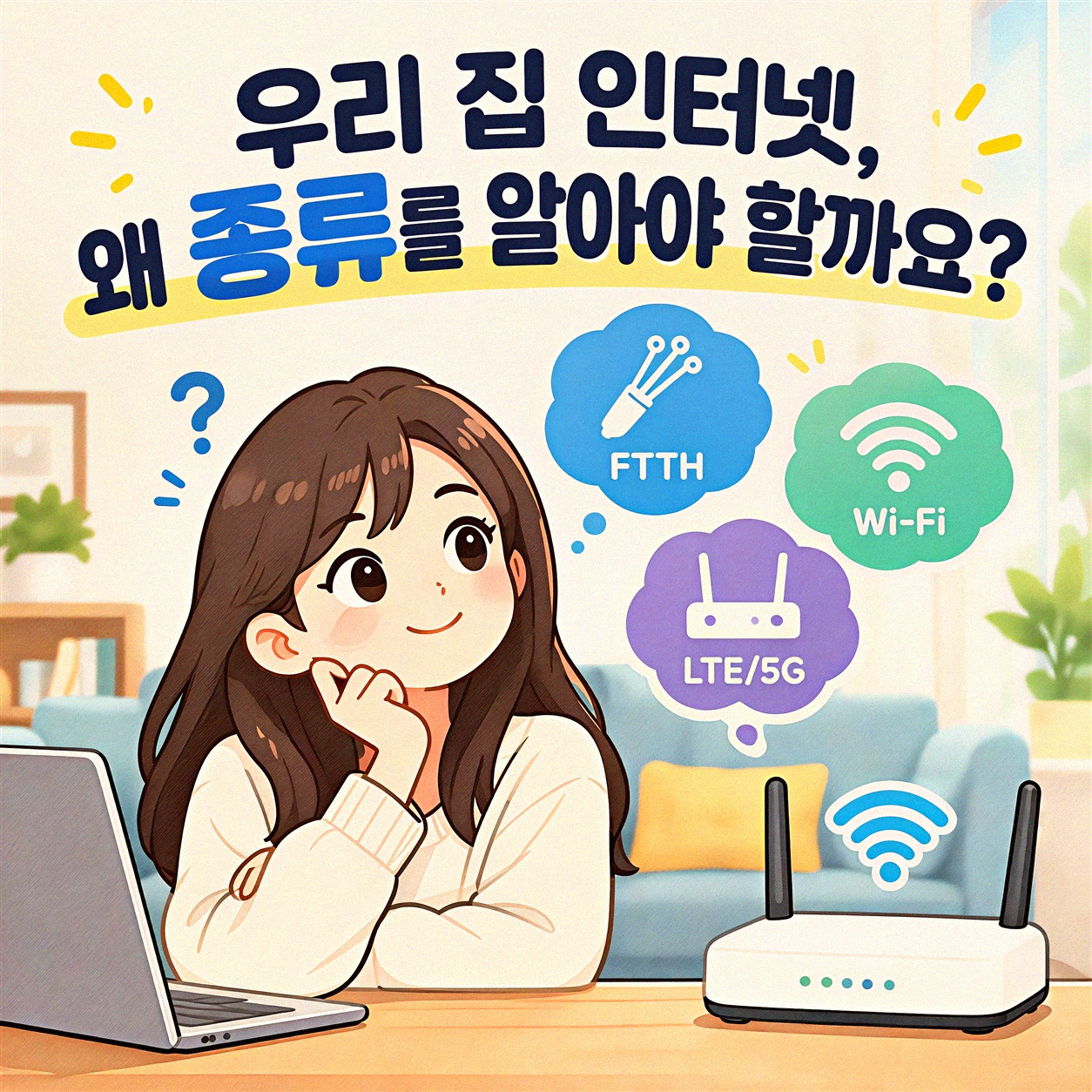 우리 집 인터넷, 어떤 걸 써야 할까? 초고속 인터넷 종류 파헤치기