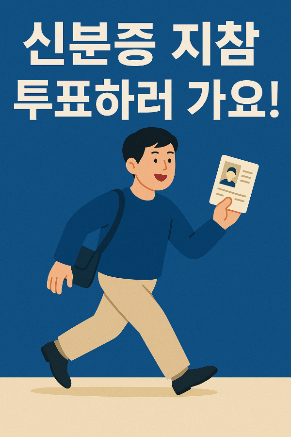 #2025조기대선 #사전투표 #본투표 #투표참여 #민주주의수호 #헌법질서회복 #투표준비물