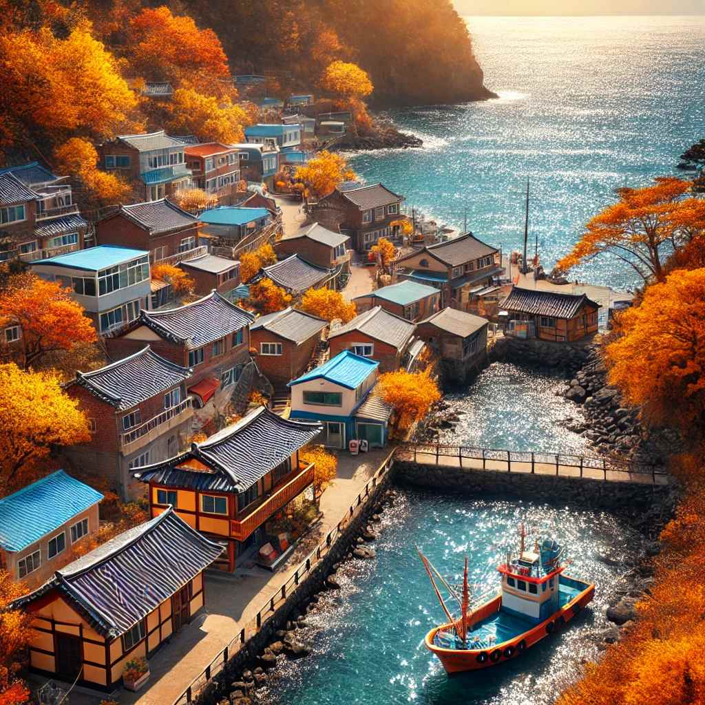 울릉도의 가을단풍