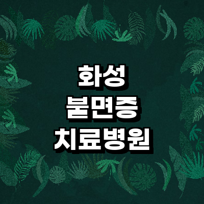 화성시 불면증