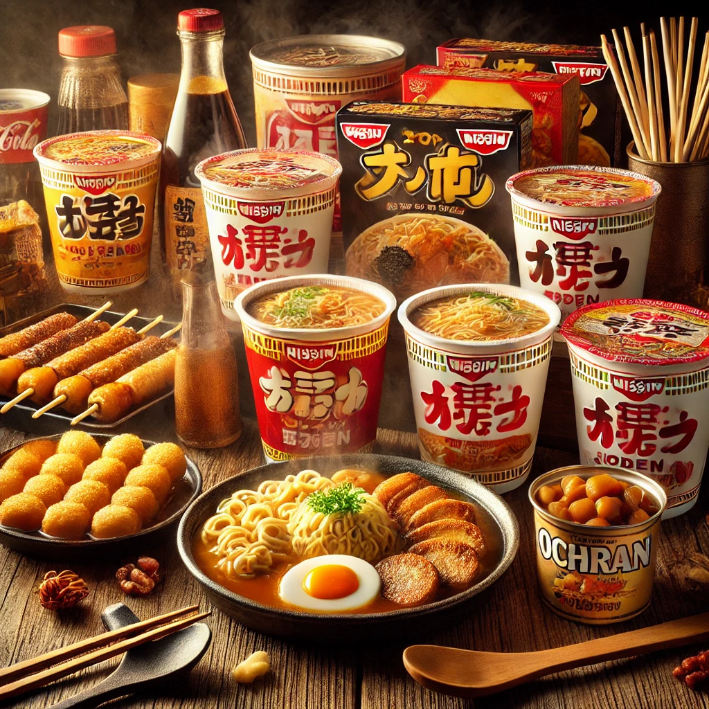 일본 컵라면 사진