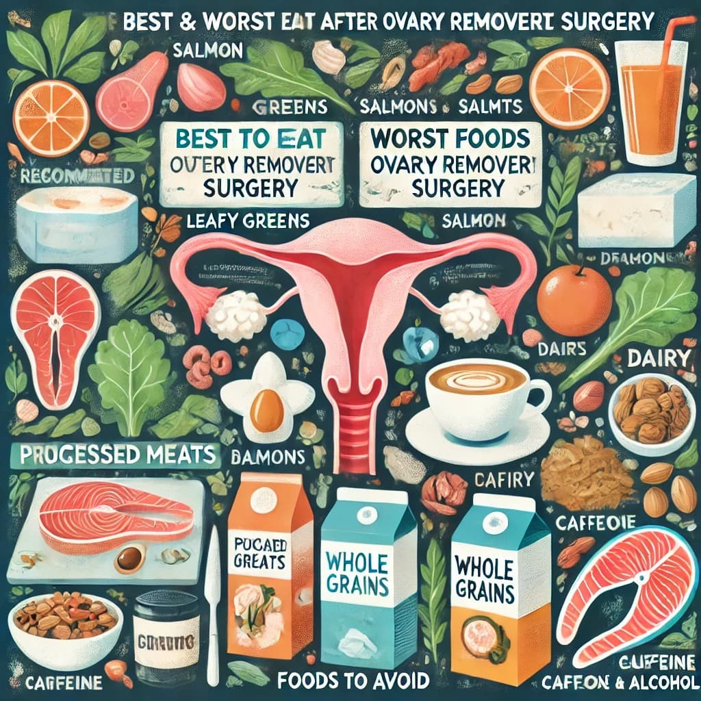 난소 제거 수술 후 꼭 먹어야 할 음식 & 피해야 할 음식 총정리!