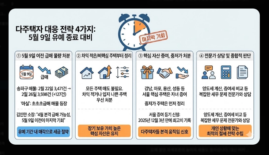 양도세 중과 폐지 총정리 [2026년 5월 기점] 달라지는 세율 및 세금 폭탄 대응 방법