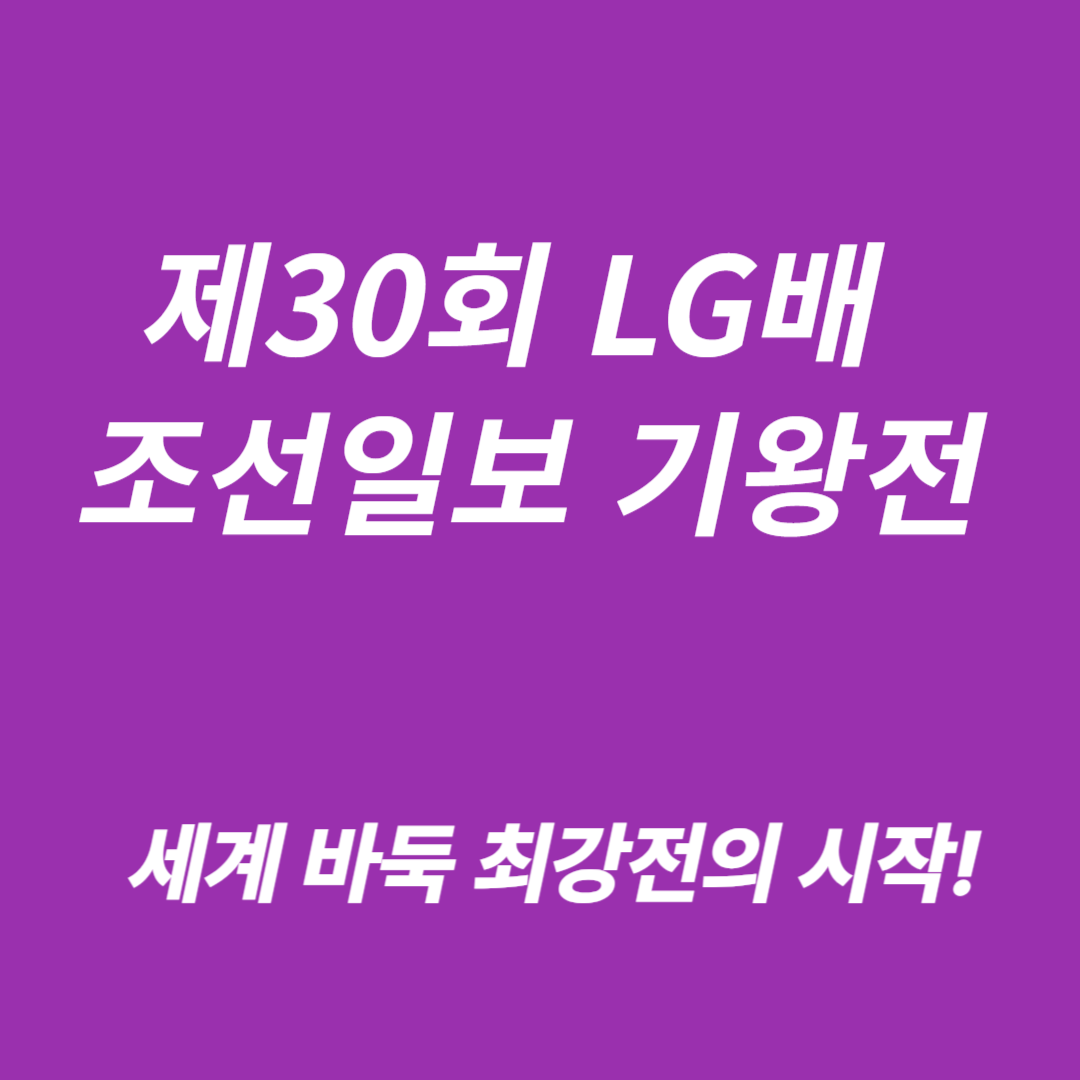 제30회 LG배 조선일보 기왕전