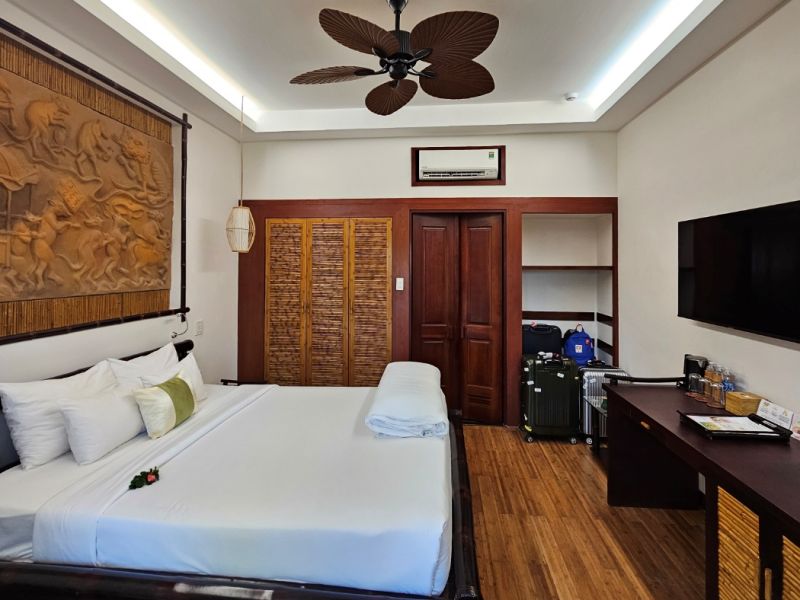 직접 찍은 뱀부빌리지 리조트의 씨브리즈룸 모습