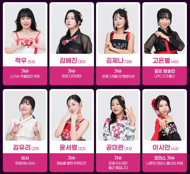 미스트롯4 참가자 명단