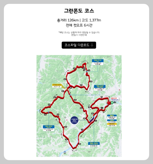 2025 빙그레 그란폰도 일정 및 접수방법5