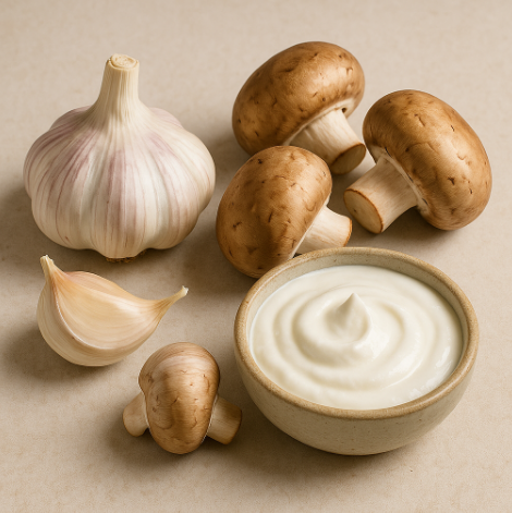 마늘·버섯·요거트