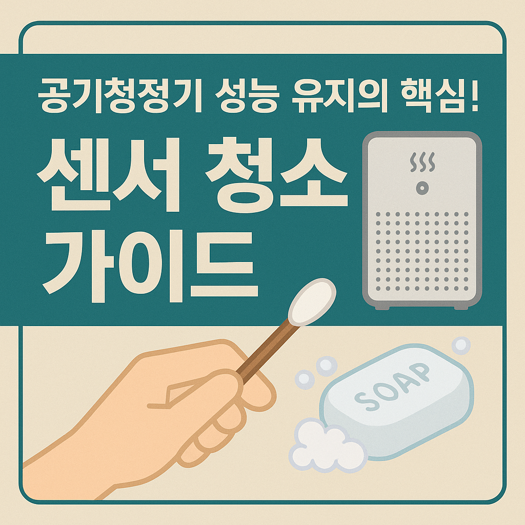 공기청정기 센서 청소로 성능 유지하는 법