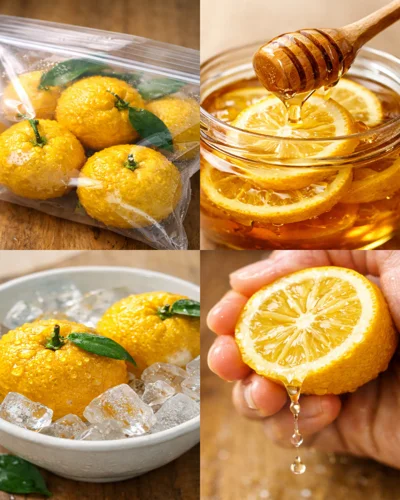 유자 활용 식재료 구성