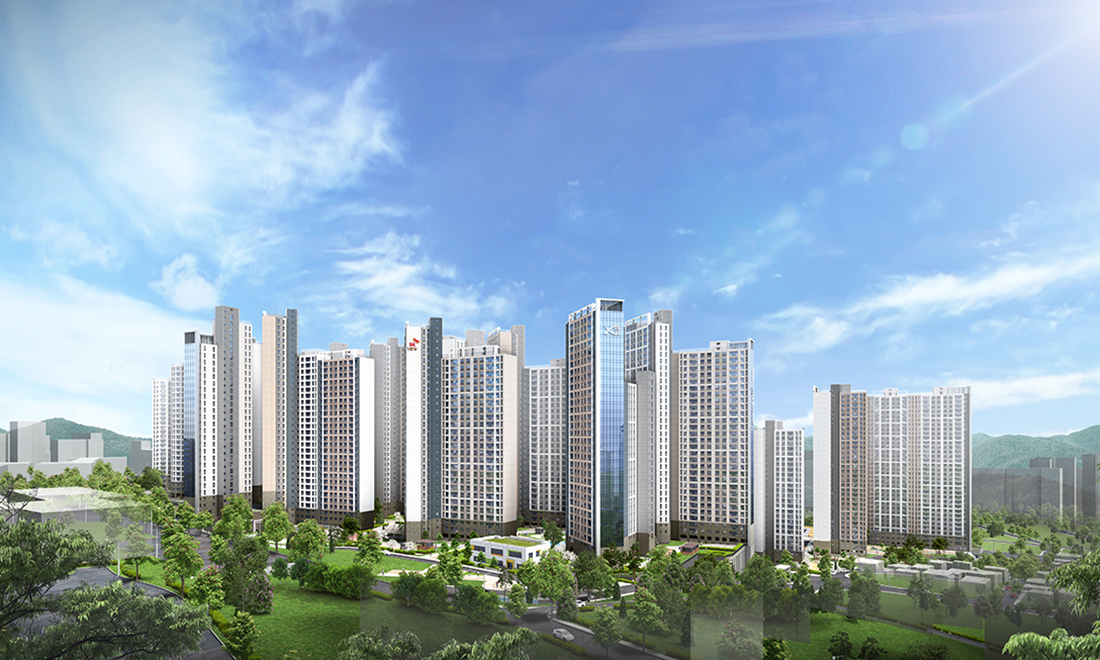 양정 자이더샵SKVEW - 조감도