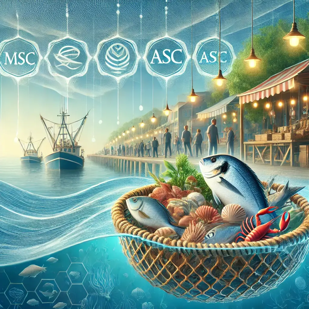 어업을 위한 수산물 소비 이미지