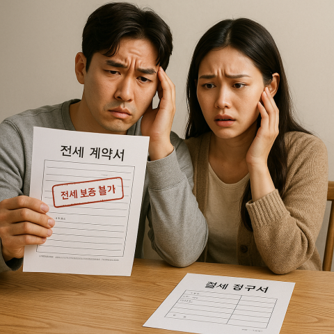 전세 계약을 고민하는 세입자