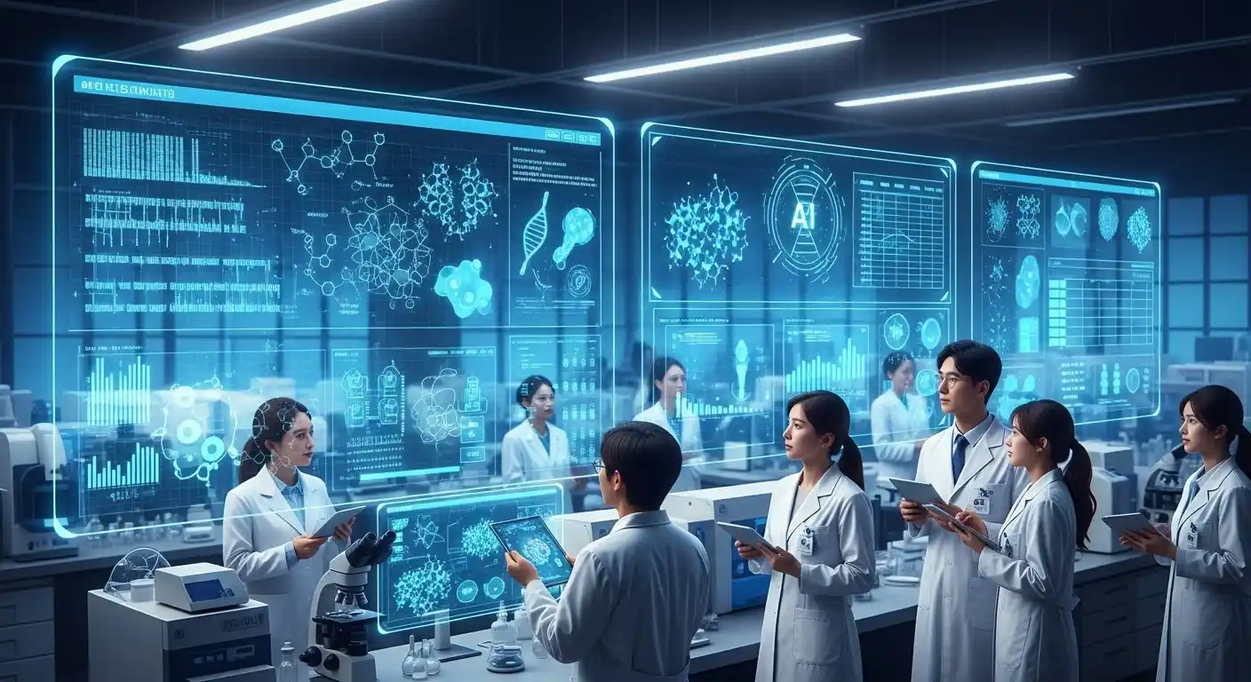 <img src="ai_analyzes_genomic_and_clinical_data_for_drug_design.webp" alt="AI가 유전자와 임상 데이터를 분석해 신약을 설계하는 장면을 표현한 이미지 입니다">