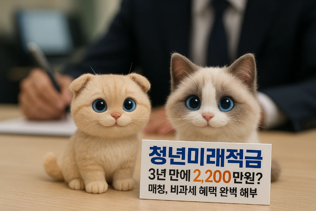 청년미래적금, 3년 만에 2,200만원? 매칭·비과세 혜택 완벽 해부