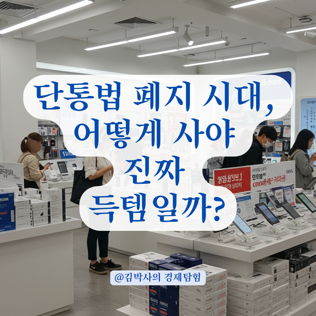 단통법 전격 폐지! 휴대폰 살 때 절대 호구 안 되는 실전 구매 전략 총정리!
