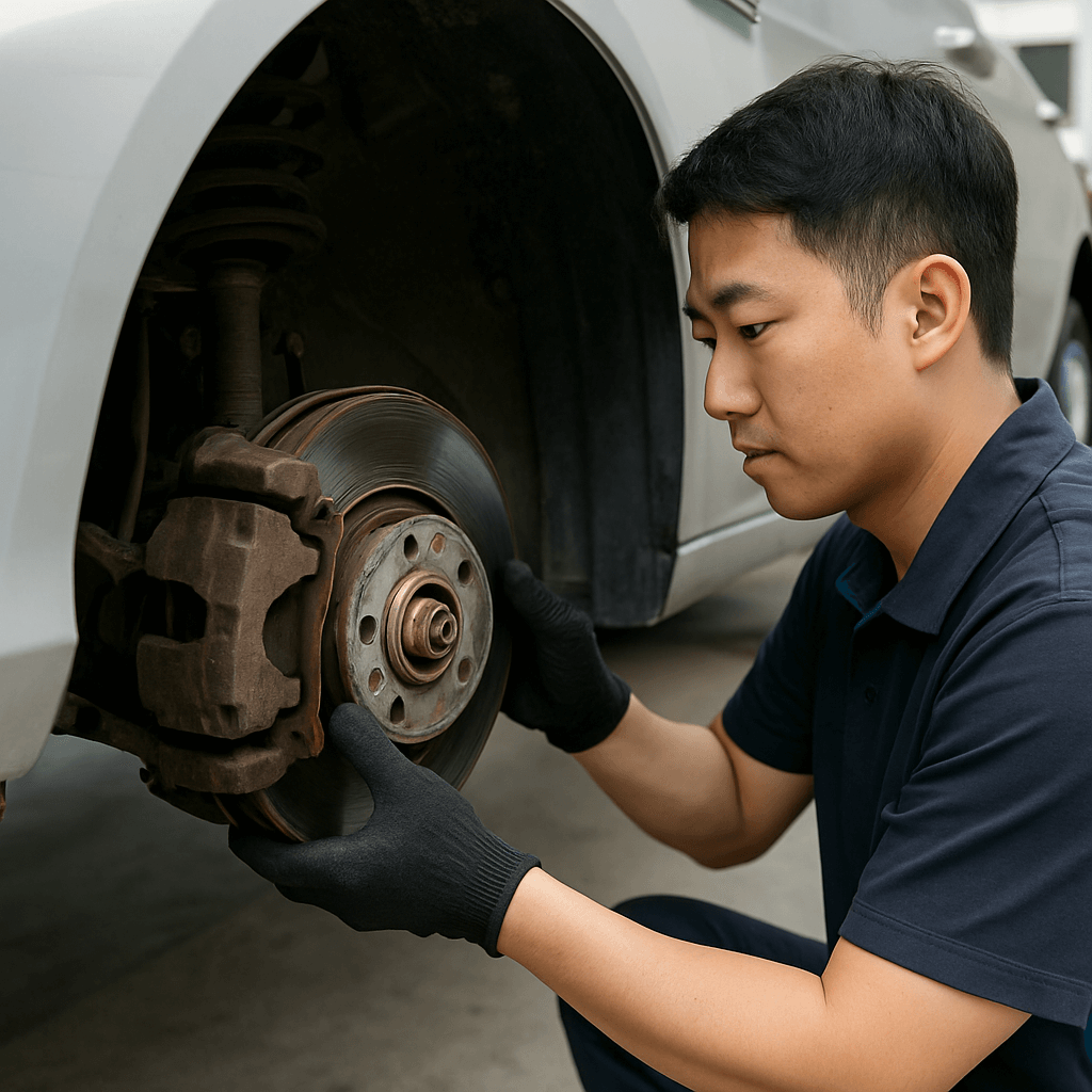 브레이크 패드 마모 상태, 교체 시기와 점검법
