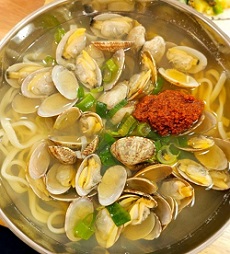 6천원바지락칼국수