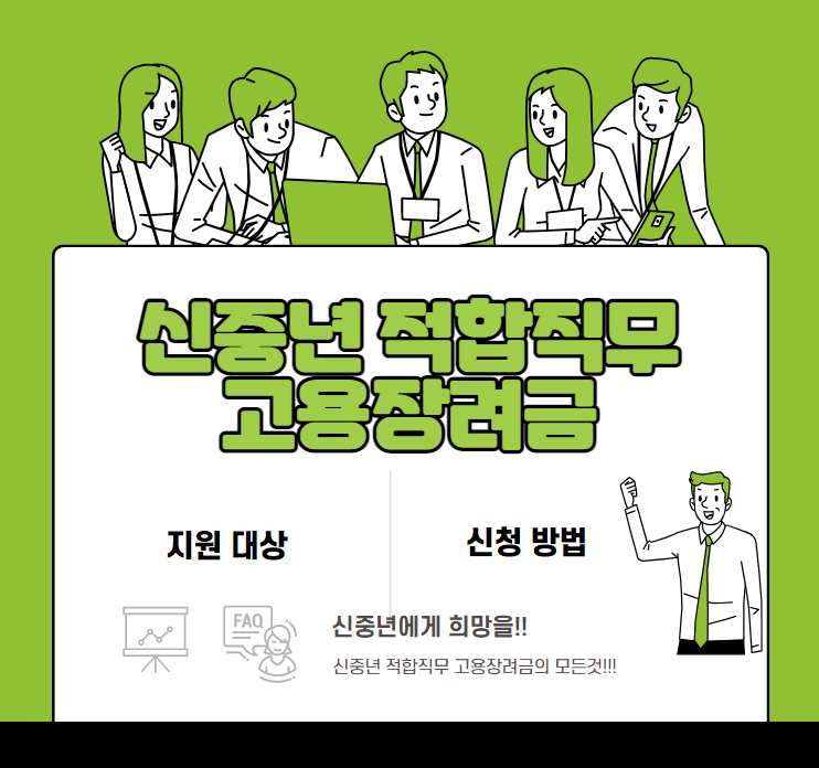 신중년 적합직무 고용장려금